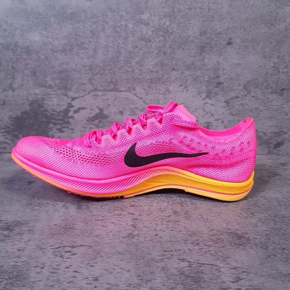 NIKE ZoomX Dragonfly Track Spikes Mens 4.5 Womens 6‎ Hyper Pink Orange - Picture 2 of 5